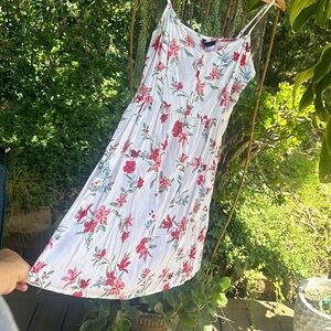 Divided spaghetti strap dress